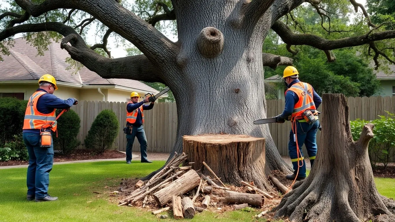 Pine Hills Large Oak Removal